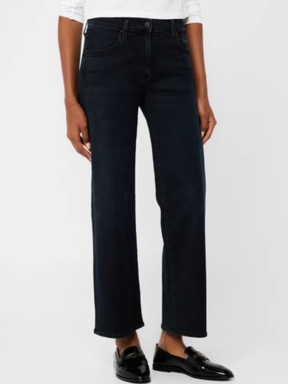 MOTHER The Mid Rise Rambler Zip Ankle Jeans – Night in Venice – Size 26 – NWT - Picture 15 of 16